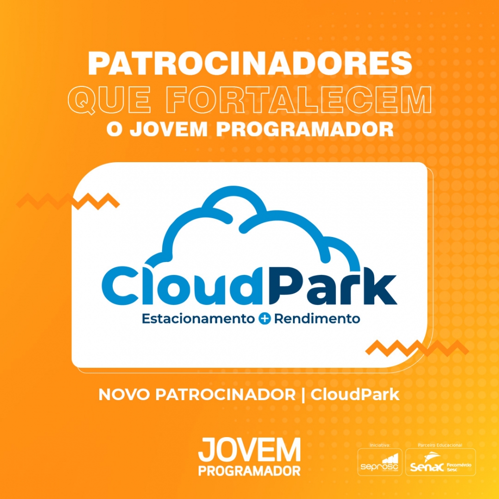 CloudPark é a nova patrocinadora do Jovem Programador